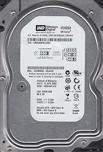 Western Digital WD800BB-55JHC0 80GB IDE Hard Drive — main product image