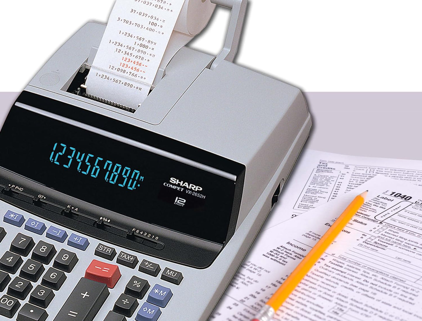 Sharp VX 2652H 12-Digit Printing Calculator