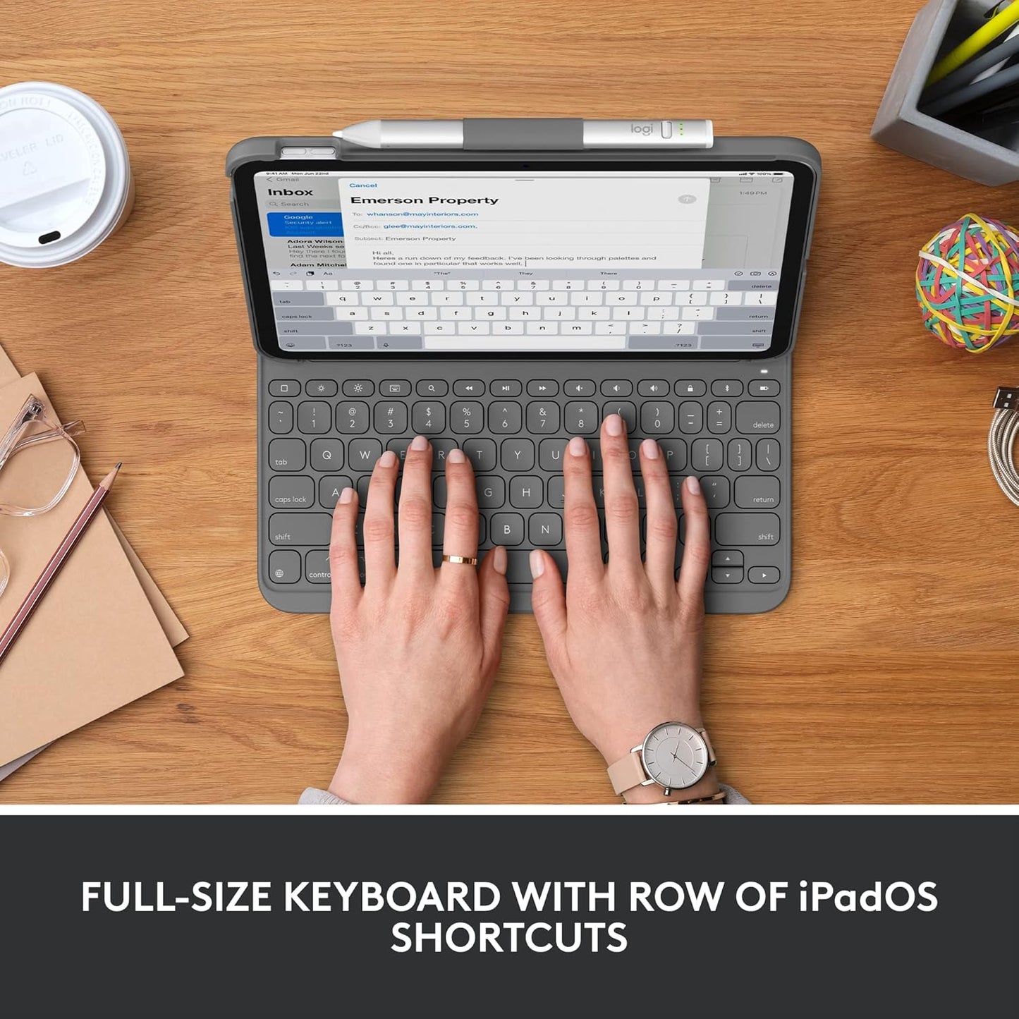 Logitech 920-011368 Slim Folio iPad 10th Gen Keyboard Case