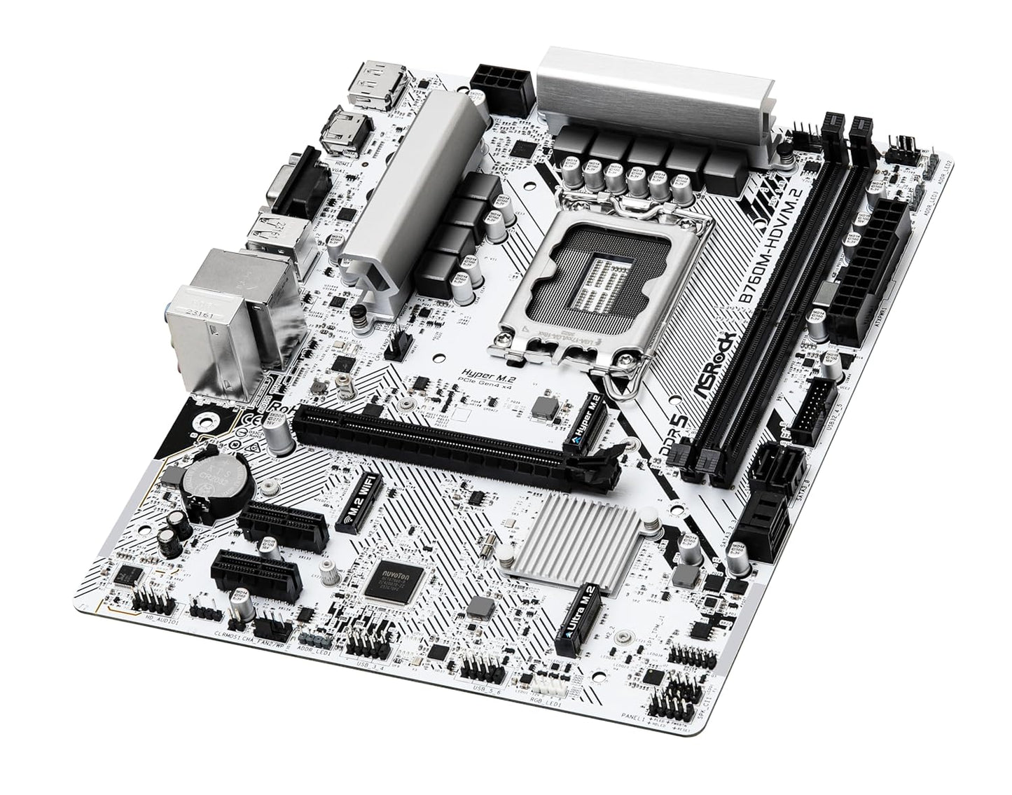 ASRock B760M-HDV/M.2 Intel DDR5 Micro ATX Motherboard