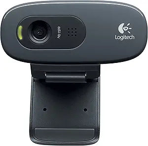Logitech C270 Webcam - Black USB 2.0 (Renewed)