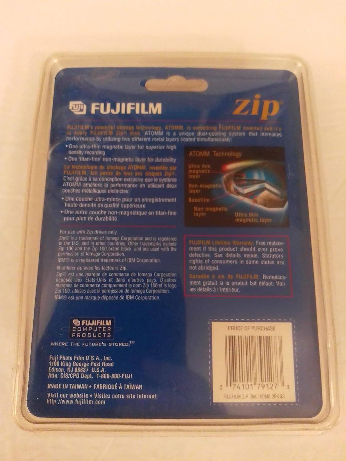 Fujifilm 25271110 IBM-Formatted Zip Disks 2-Pack