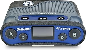 Clear-Com FSII-BP24-X7 FreeSpeak II 2.4GHz Wireless Beltpack