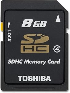 Toshiba SD-K08G2B8TRT 8GB SDHC Class 4 Memory Card