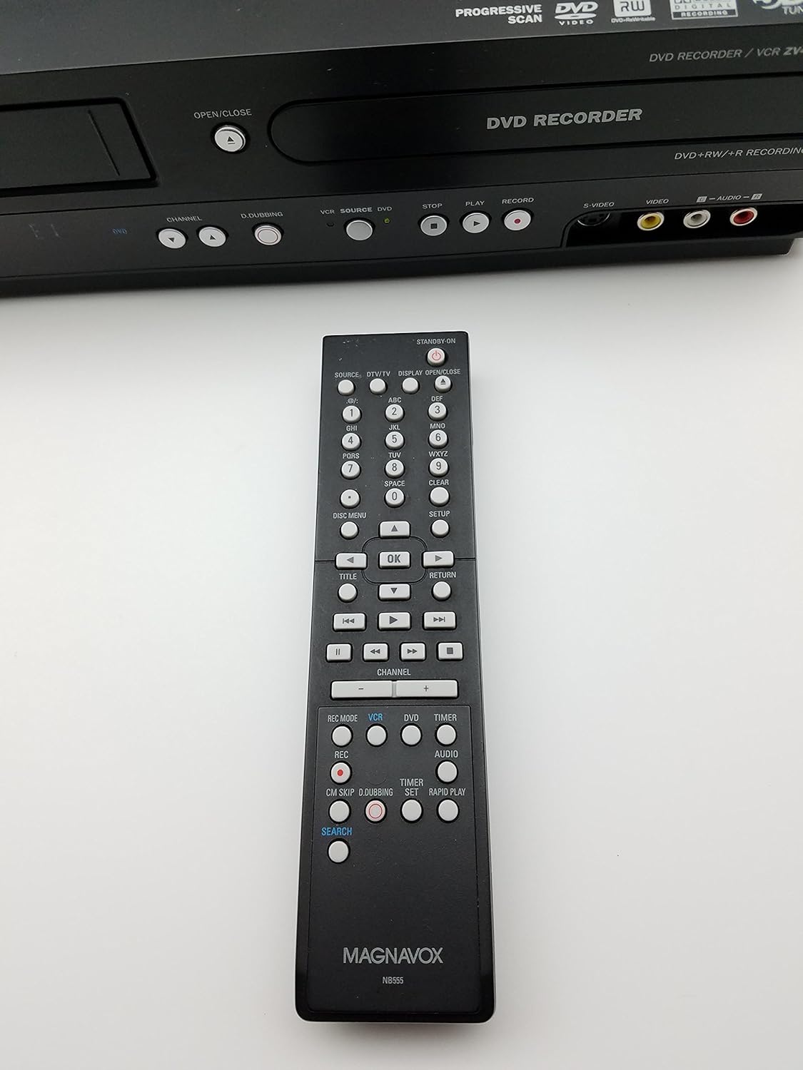 Magnavox ZV450MW8 DVD Recorder VCR Combo Digital Tuner