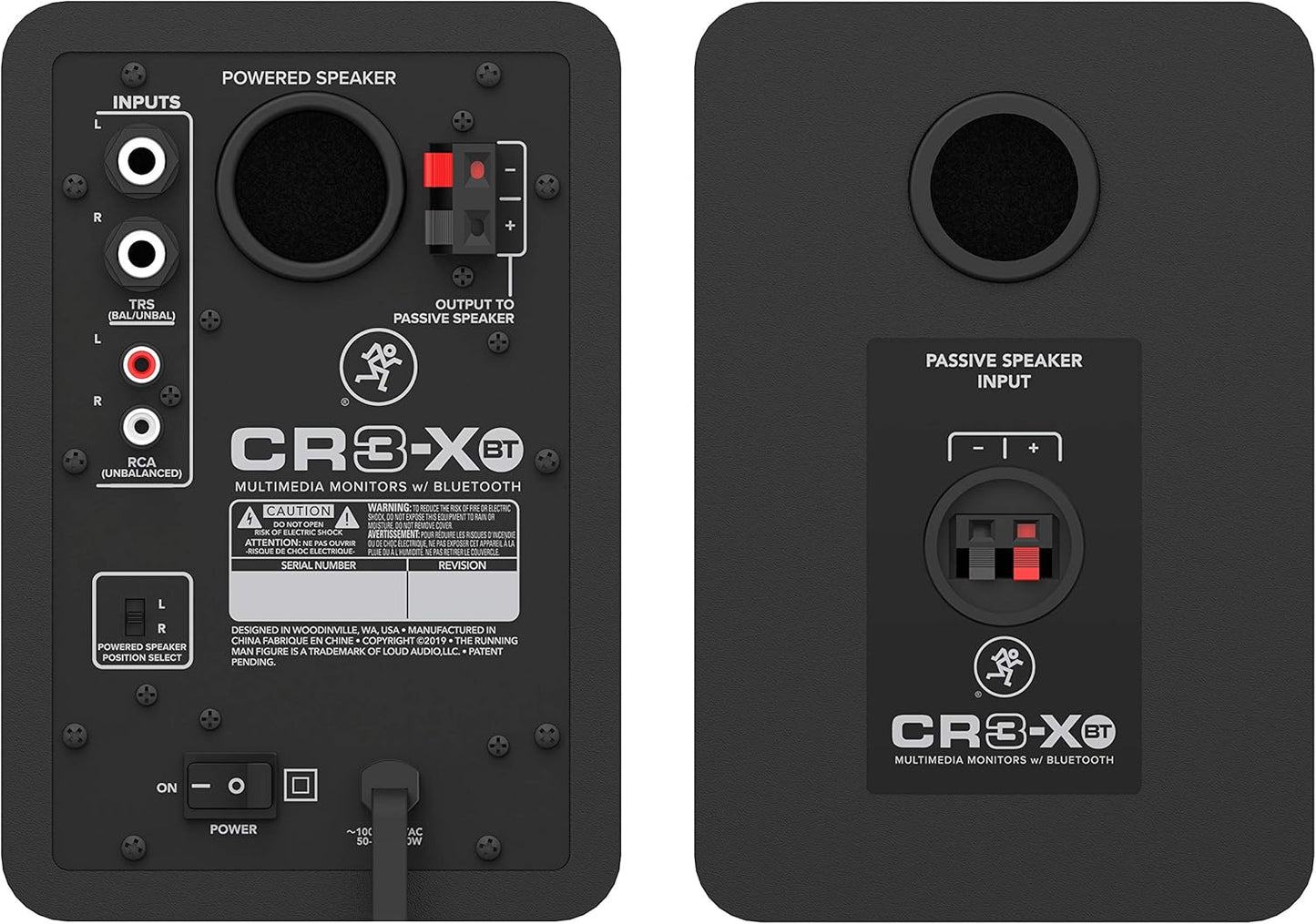 Mackie CR3-X BT 3" Bluetooth Studio Monitors Bundle