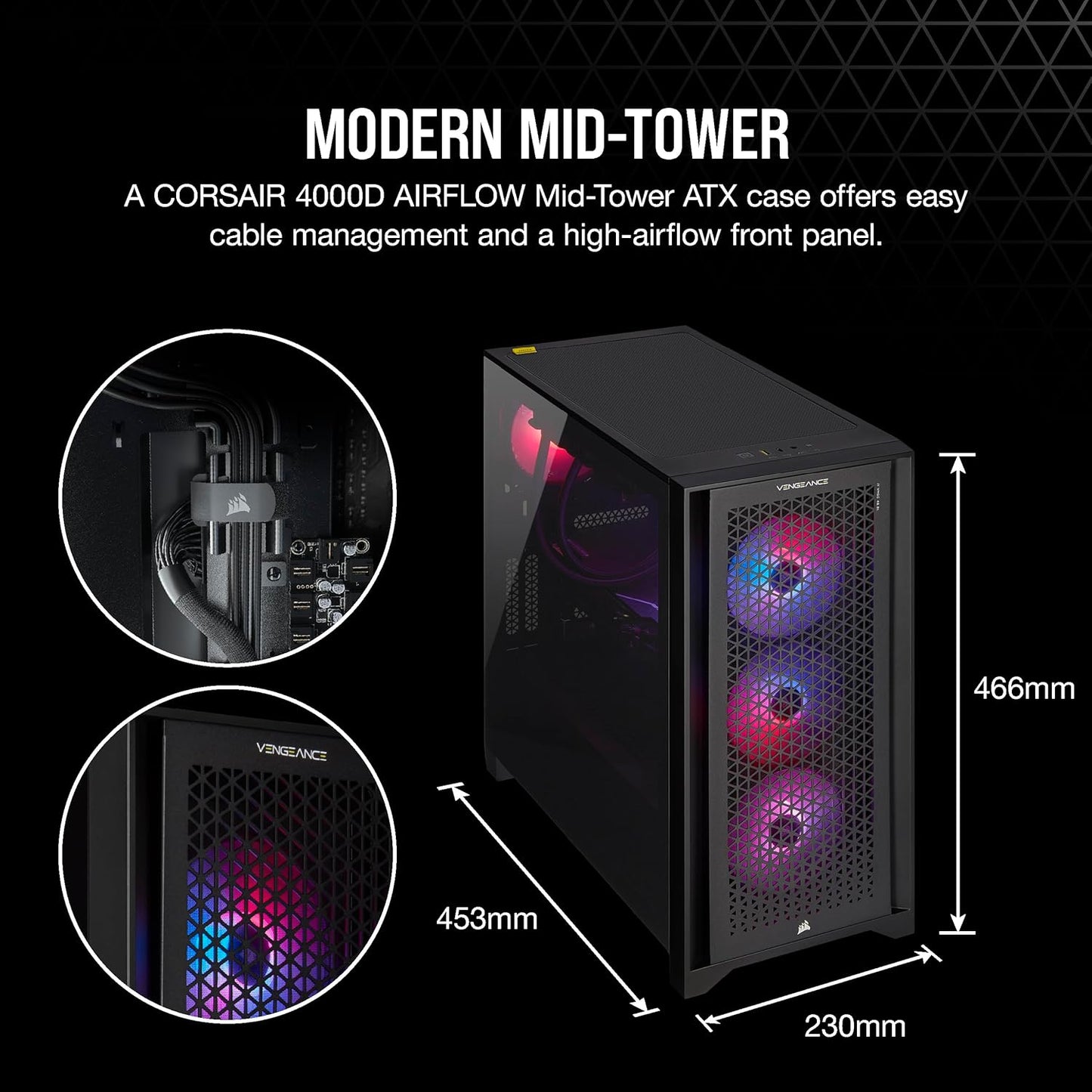 Corsair CS-9050092-NA Vengeance i7500 RTX 4060 Gaming PC