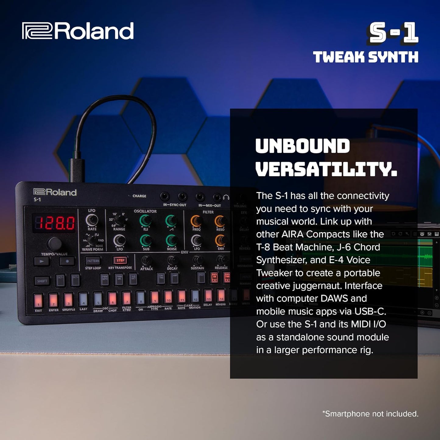 Roland S-1 Tweak Synth Micro Polysynth