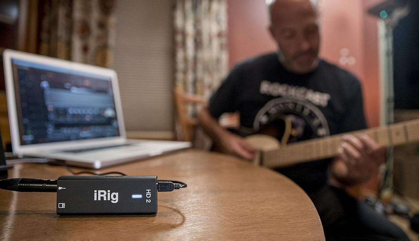 IK Multimedia iRig HD 2 Guitar Interface iOS USB-C