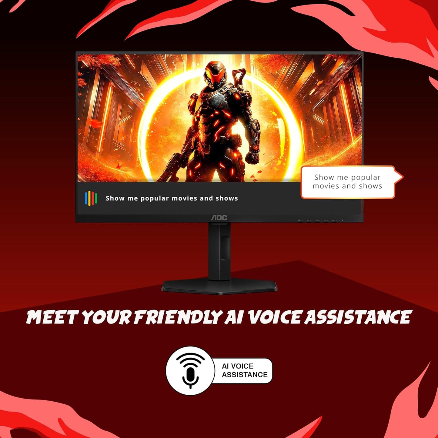 AOC iM2500 27" QHD 180Hz Smart Gaming Monitor