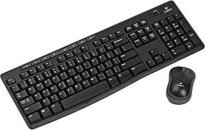 Logitech MK270 Wireless Keyboard and Mouse Combo (Renewed)