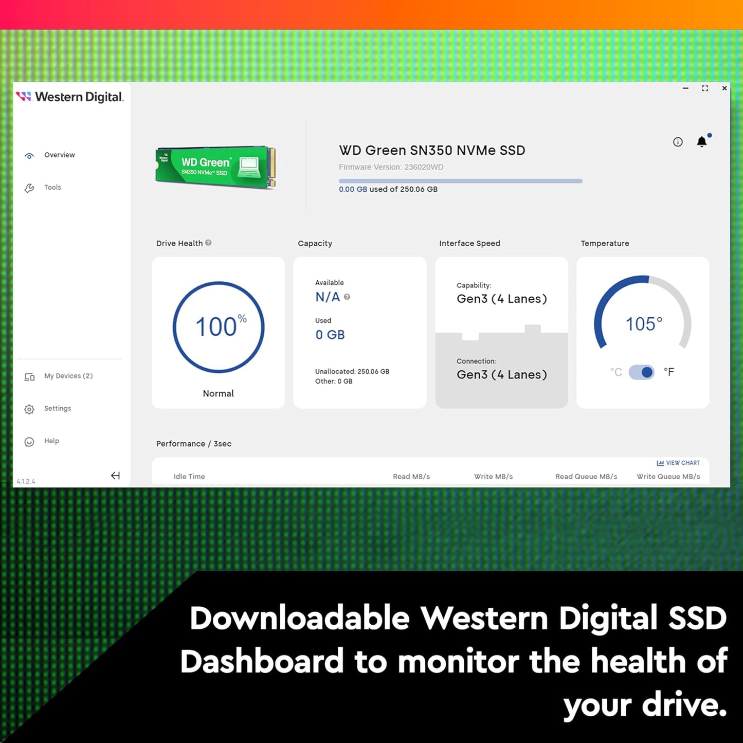 Western Digital WDS100T3G0C 1TB NVMe SSD WD Green