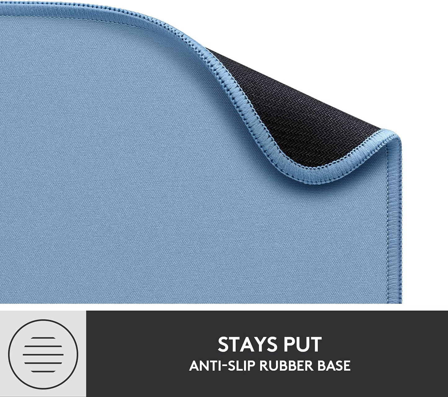 Logitech 956-000038 Studio Series Blue Grey Mousepad