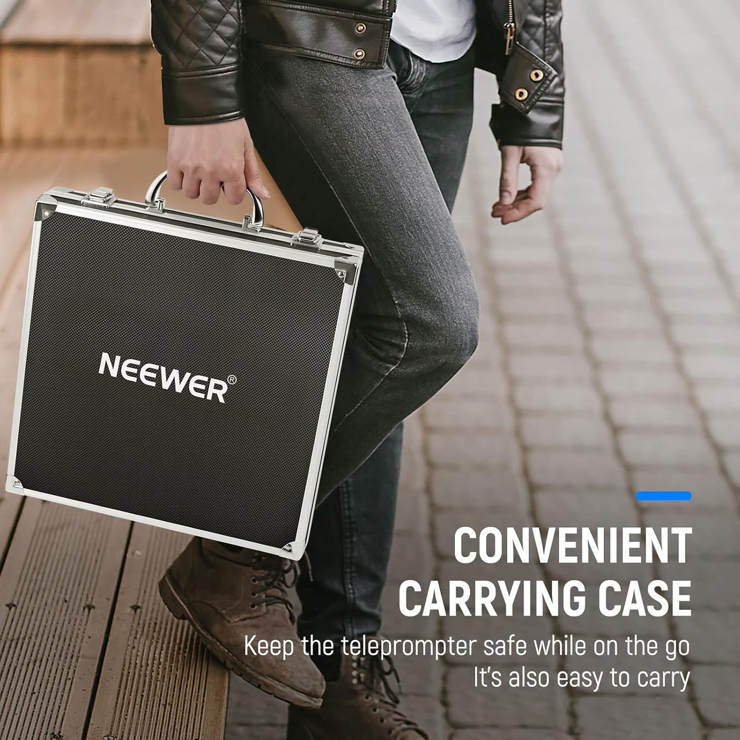 Neewer 10101278 Aluminum Teleprompter with Remote Control