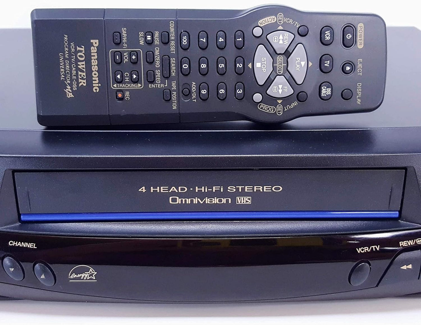 Panasonic PV-8450 VCR VHS Player Recorder Renewed