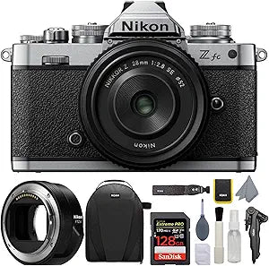 Nikon Z fc DX-Format Mirrorless Camera 28mm Lens Kit