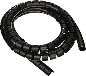 Monoprice 107022 15mm Spiral Cable Wrap - Black