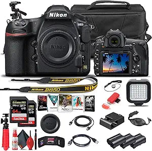 Nikon 1585 D850 DSLR Camera Bundle (Renewed)