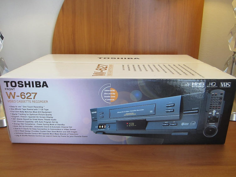 Toshiba W627 HiFi Stereo VHS VCR (Refurbished) — main product image