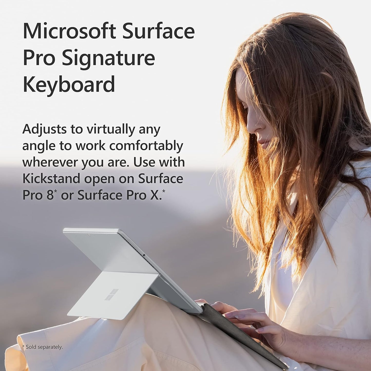 Microsoft 8XA-00021 Surface Pro Signature Keyboard - Poppy Red