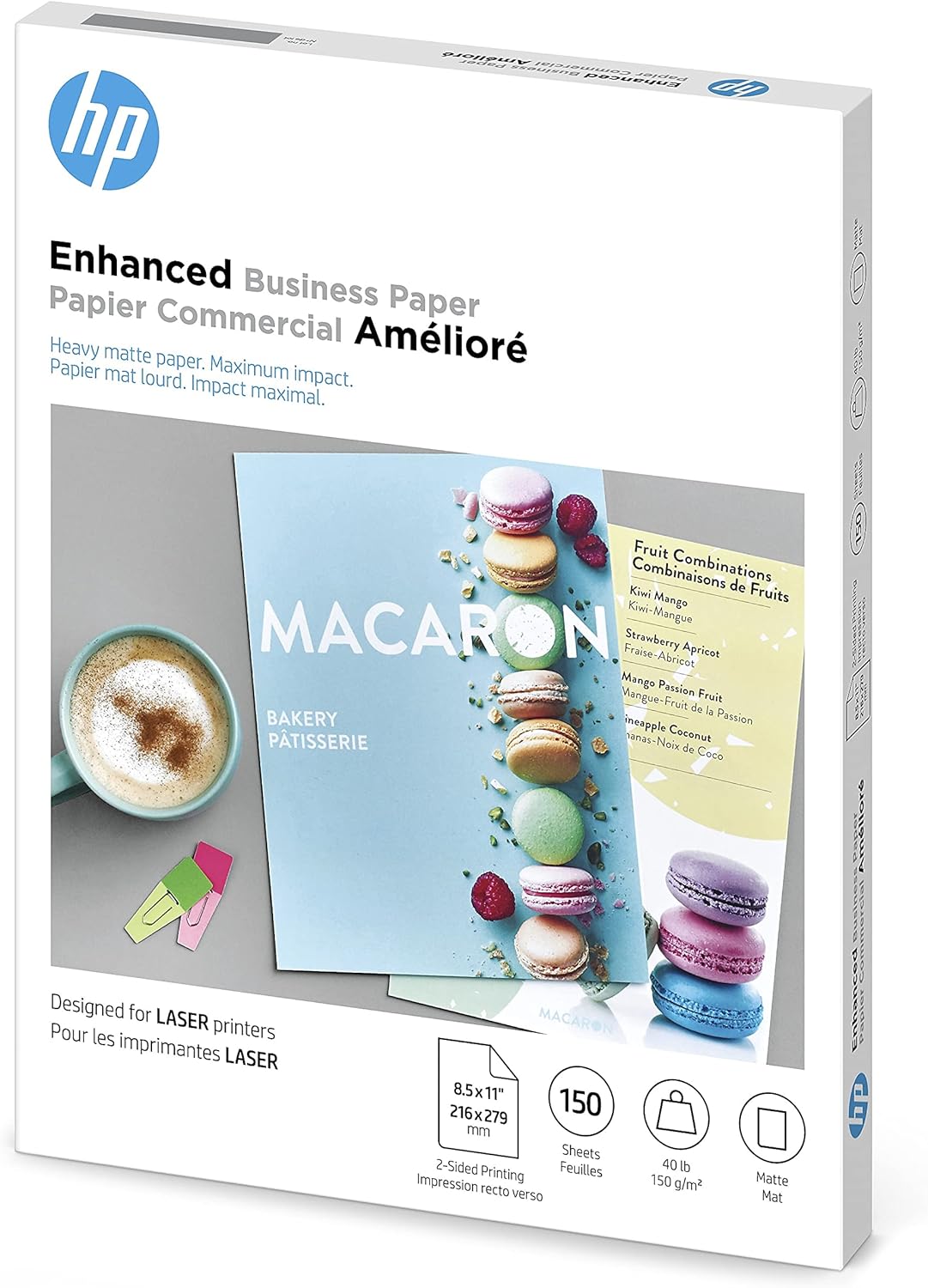 HP Q6543A - Color Laser Brochure Paper - 8.5x11 - 150 Sheets