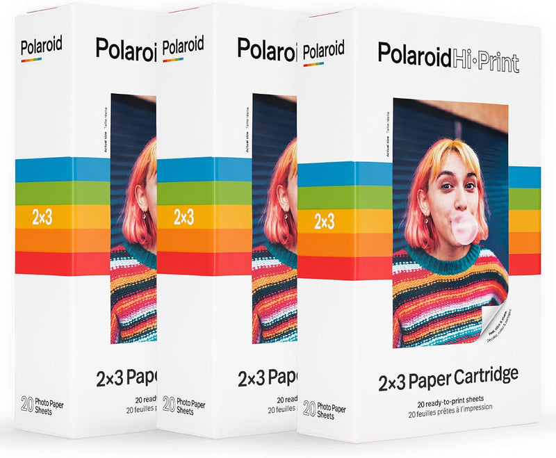 Polaroid 6184 Hi-Print 2x3 Paper - 60 Sheets Triple Pack — main product image