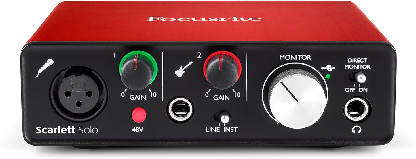 Focusrite AMS-SCARLETT-SOLO-2ND-GEN Scarlett Solo 2nd Gen Interface