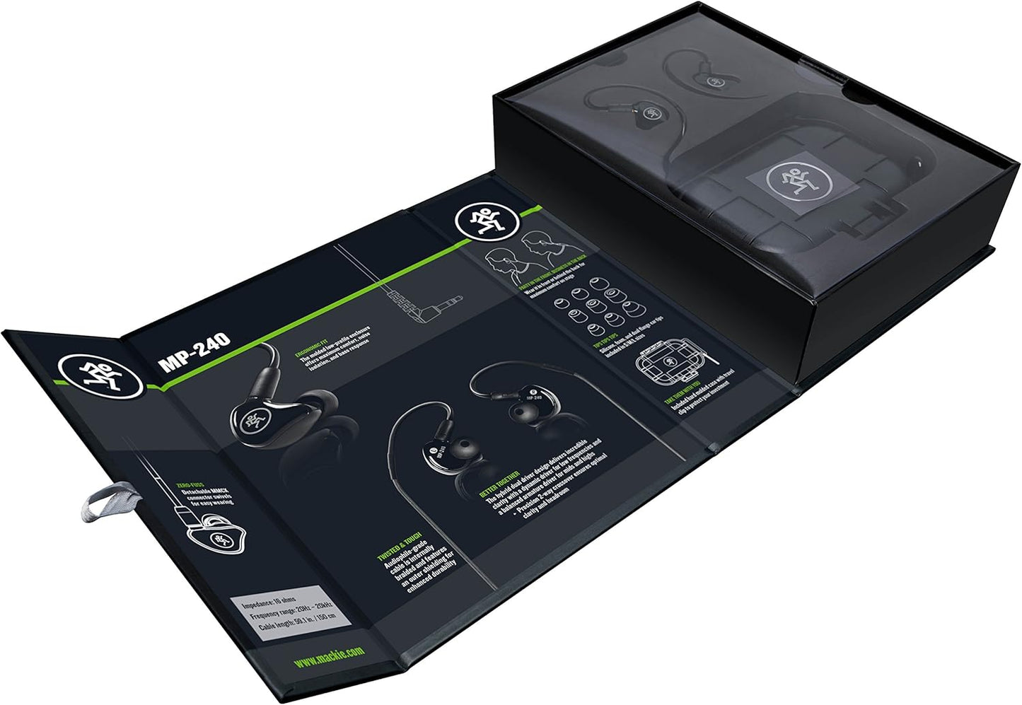 Mackie MP-240 Dual Driver In-Ear Monitors