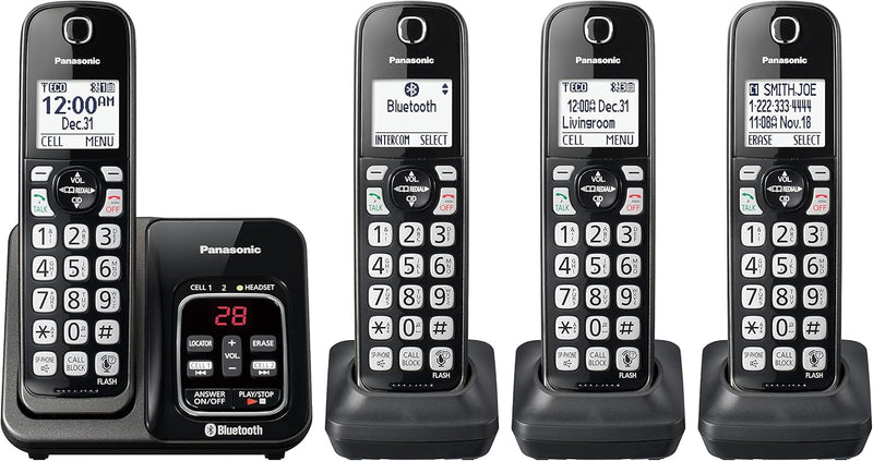 Panasonic KX-TGD664M Link2Cell Cordless Phone 4-Handset — main product image