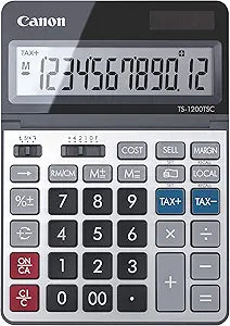 Canon 2468C001 TS-1200TSC Desktop Calculator LCD Display