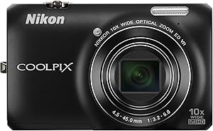 Nikon COOLPIX S6300 16MP 10x Zoom Digital Camera - Black