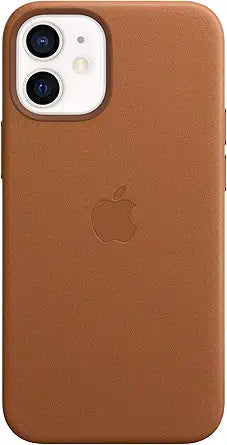 Apple iPhone 12 Mini Leather Case - Saddle Brown, MagSafe — main product image