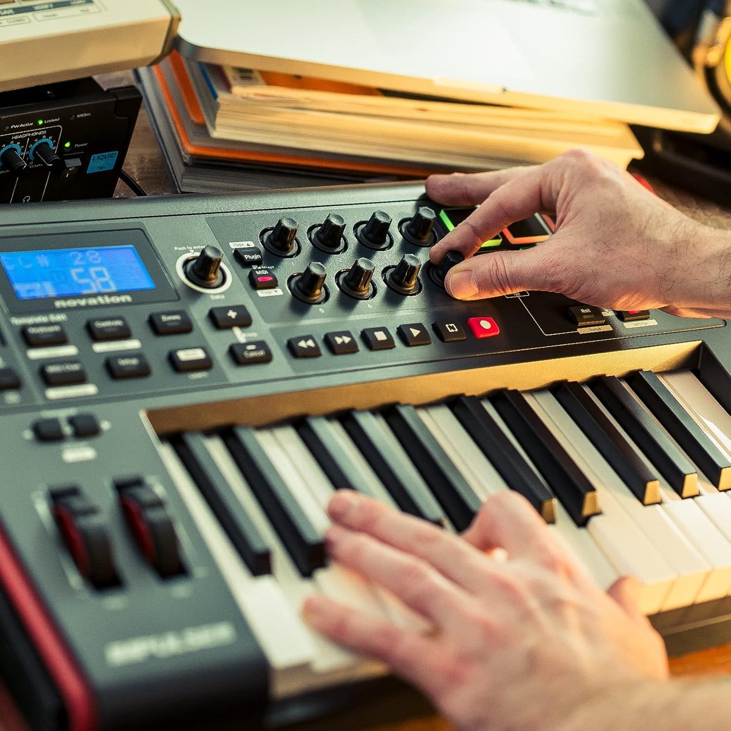 Novation AMS-IMPULSE-49 Impulse 49-Key MIDI Controller Keyboard