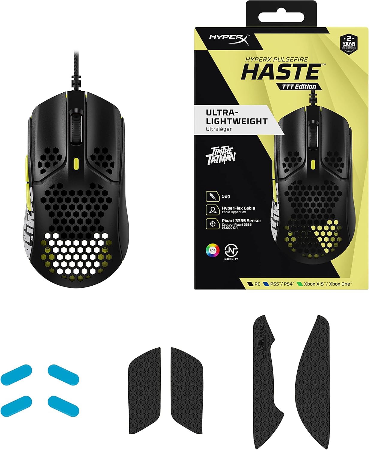 HyperX Pulsefire Haste TimTheTatMan Edition Gaming Mouse
