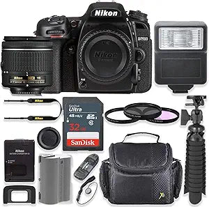 Nikon D7500 DSLR Camera 18-55mm Lens Kit (Renewed)