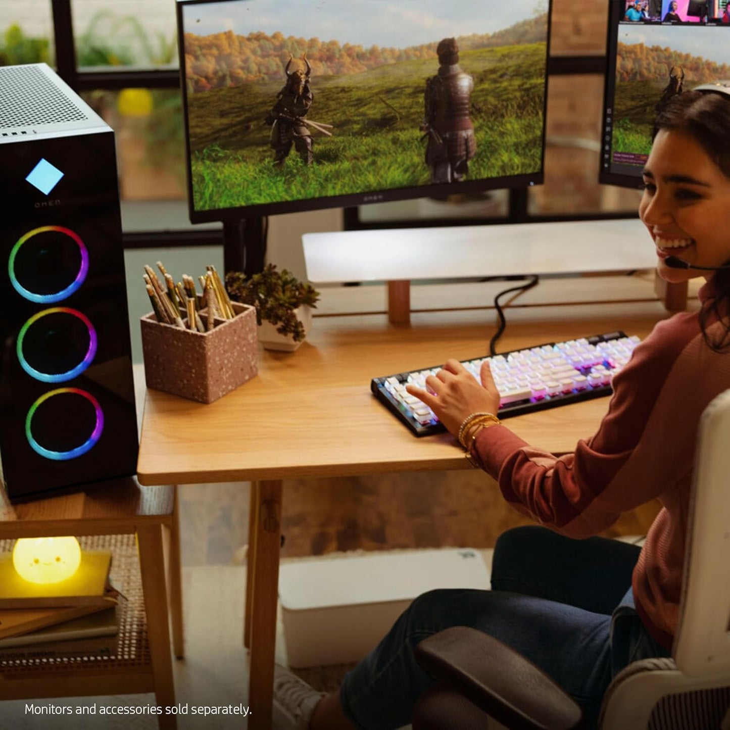 HP 9J5T6AA#ABA OMEN 45L RTX 4070 Super Gaming Desktop