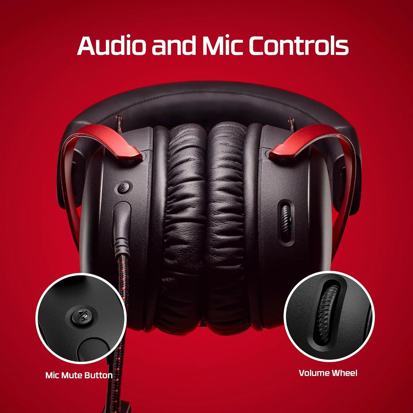 HyperX 727A9AA Cloud III Wired Gaming Headset Black/Red