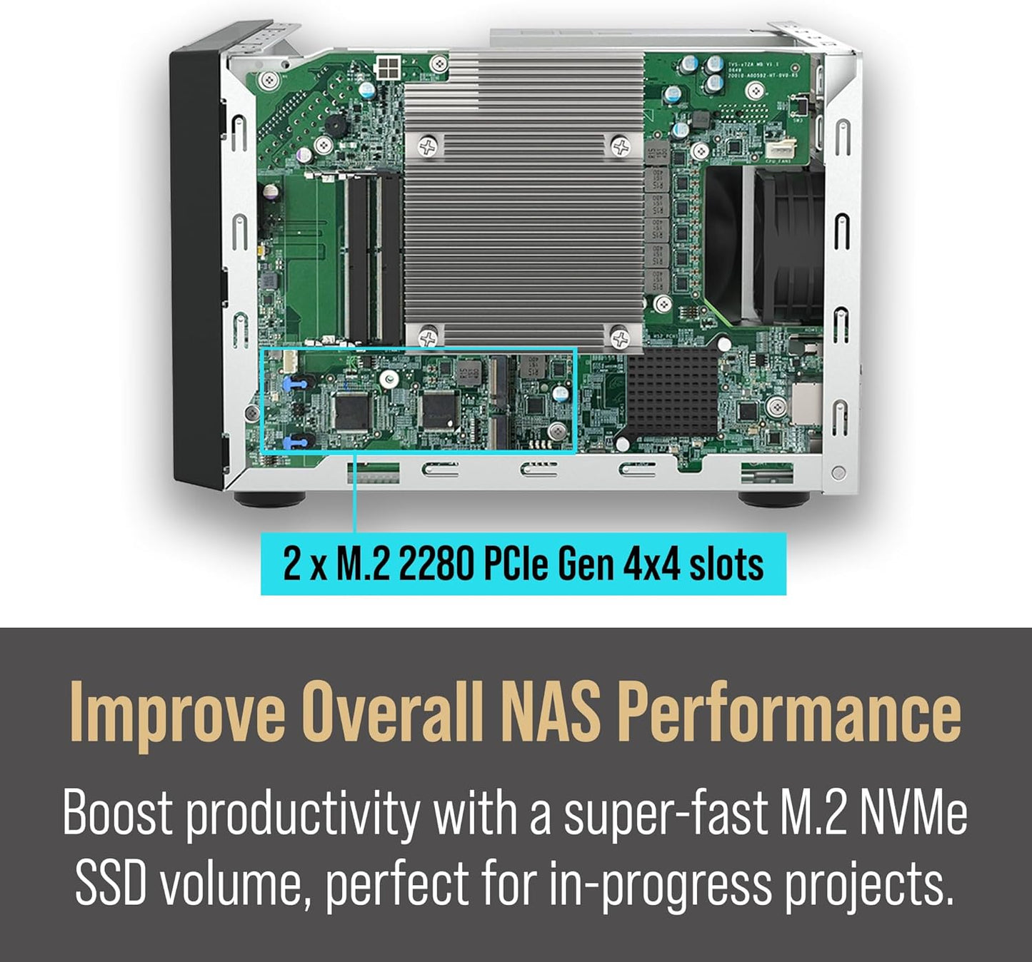 QNAP TVS-h674T-i5 6-Bay Thunderbolt 4 Desktop NAS