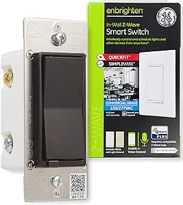 GE 49183 Enbrighten Z-Wave Plus Smart Light Switch — main product image