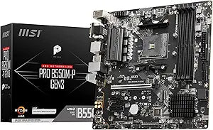 MSI PRO B550M-P GEN3 Motherboard Micro-ATX AM4