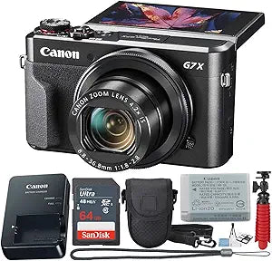 Canon PowerShot G7 X Mark II Digital Camera Bundle