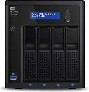 Western Digital WDBNFA0080KBK-EESN MyCloud PR4100 8TB NAS — main product image