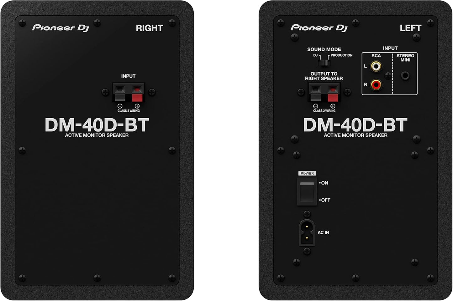 Pioneer DJ DM-40D-BT 4" Bluetooth Speakers