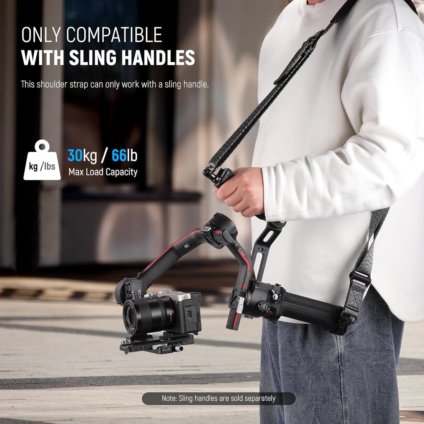 Neewer GA016 Gimbal Shoulder Strap for DJI RS Series