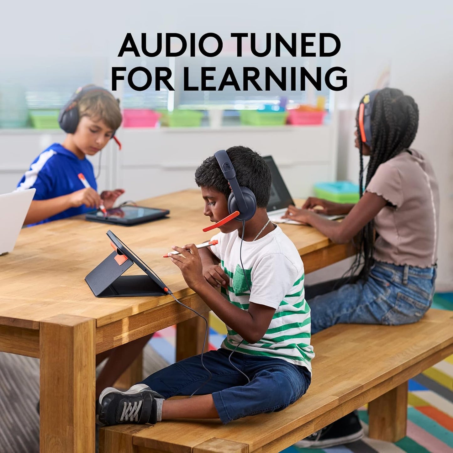Logitech 981-001395 Zone Learn Wired Headset - Education Edition