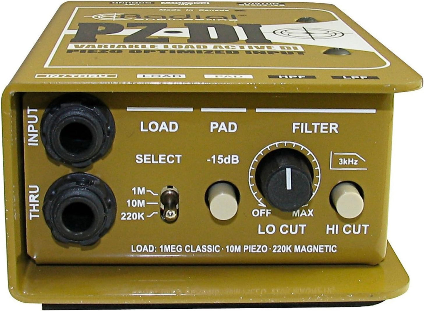 Radial Engineering R8003005 PZ-DI Instrument Direct Box Bundle
