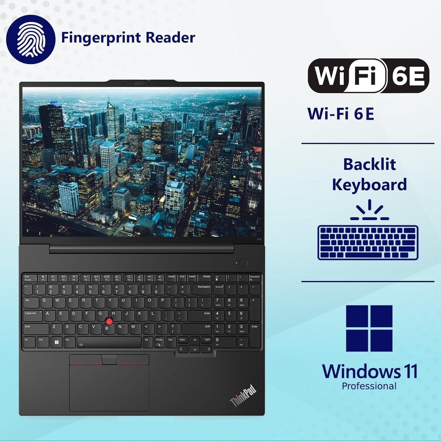 Lenovo ThinkPad E16 Gen 2 Ultra 7 AI Business Laptop