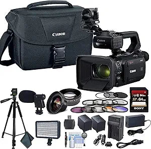 Canon XA55 Professional UHD 4K Camcorder Bundle