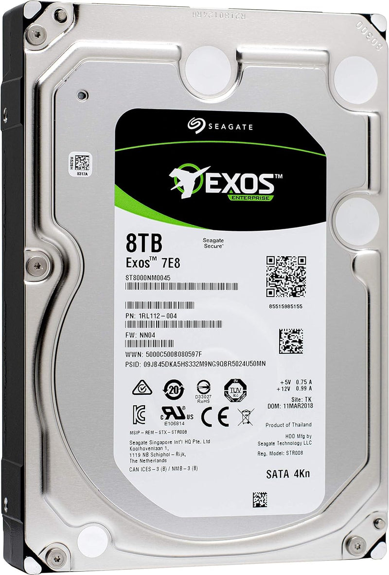 Seagate ST8000NM0045 8TB Enterprise HDD 7200RPM — main product image