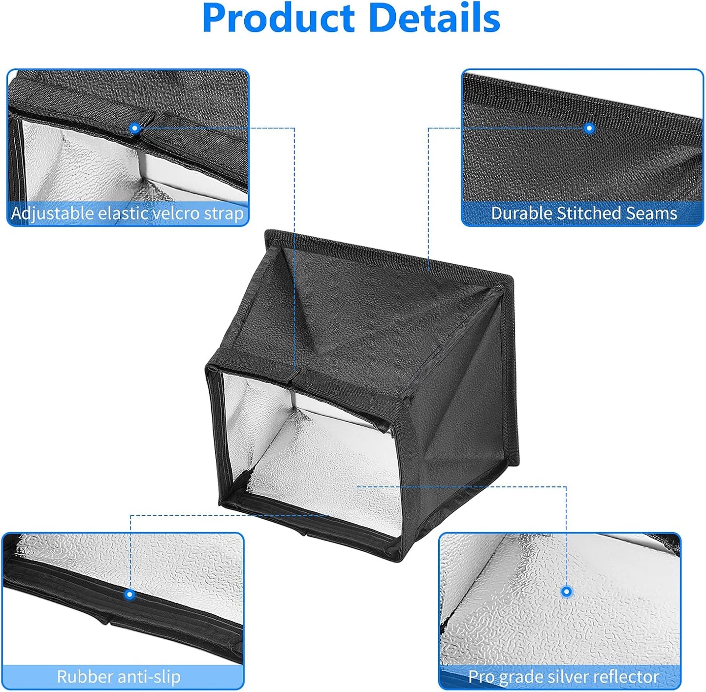Neewer 10082196@@##2 Collapsible Camera LED Diffuser